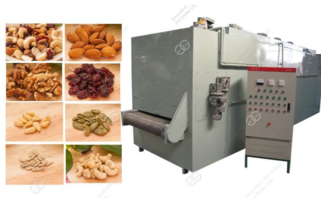 peanut nuts roasting machine