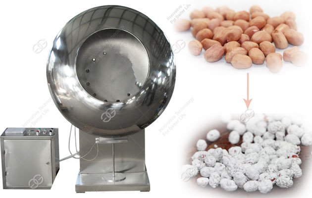 Low Cost Stainless Steel Peanut Nut Sugar Coating Machine