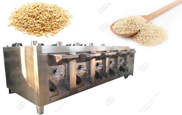 Commercial Sesame Seeds Roasting Machine Drum Type For Sale