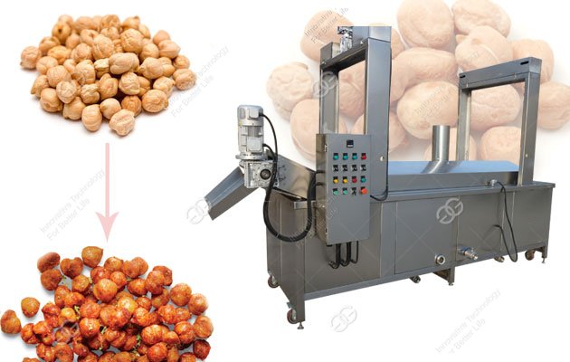 Continuous Chickpea Deep Frying Machine Factory Price