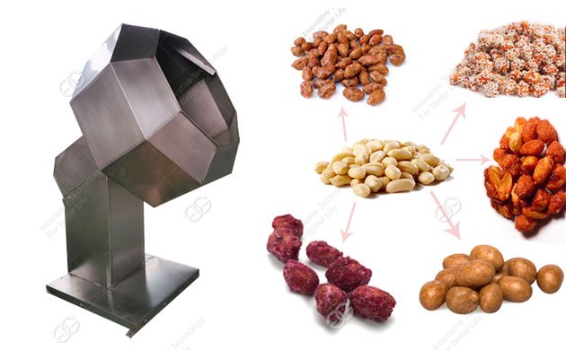 Sugar Coated Peanuts Flavoring Machine Stainless Steel Price
