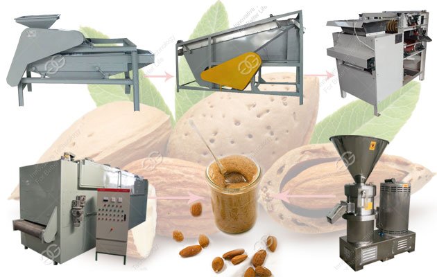 Almond|Apricot Kernel Butter Making Production Line Equipment 