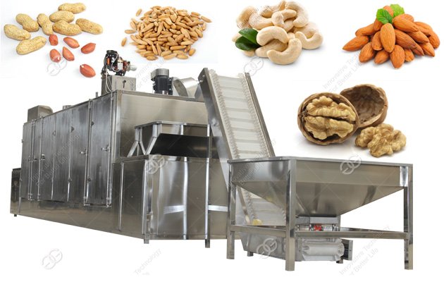 Almond Roasting Machine With Stainless Steel For Sale