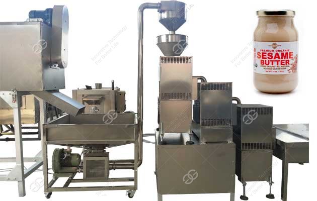 Small-scale Sesame Tahini Production Line 300kg/h For Sale