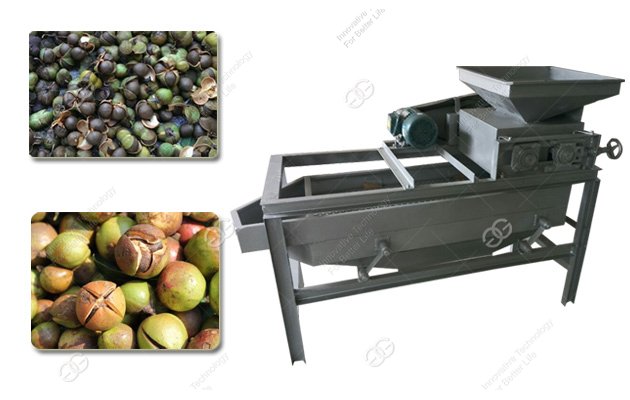 Camellia Fruit Shelling Machine With Stainless Steel