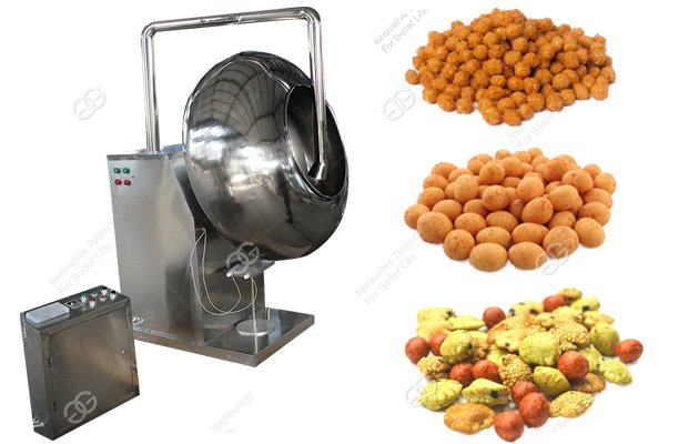 Industrial Automatic Peanut Coating Machine Price|Groundnut Coating Equipment