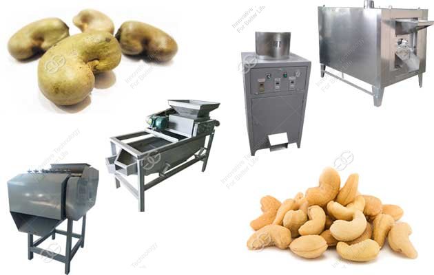 Cashew Shelling Peeling Processing Line