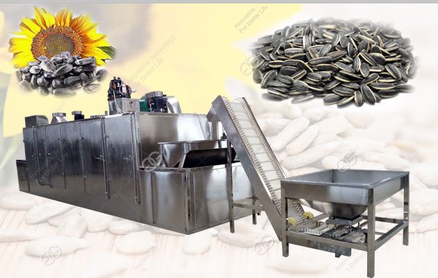 sunflower seeds roasting machine