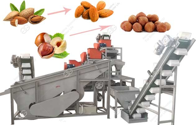 Three Stage Almond Shelling Machine