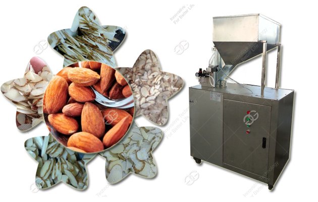 Almond slicing machine